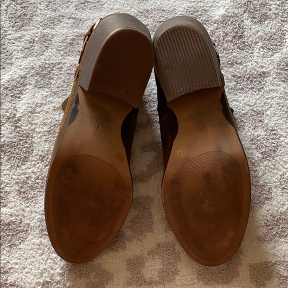 Vince Camuto Parveen Suede Booties w/Buckle - Picture 9 of 10